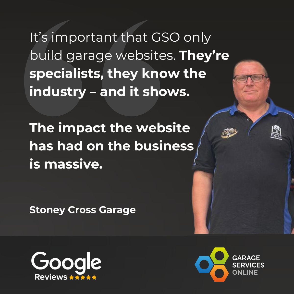Stoney Cross Garage Quote - website key to success