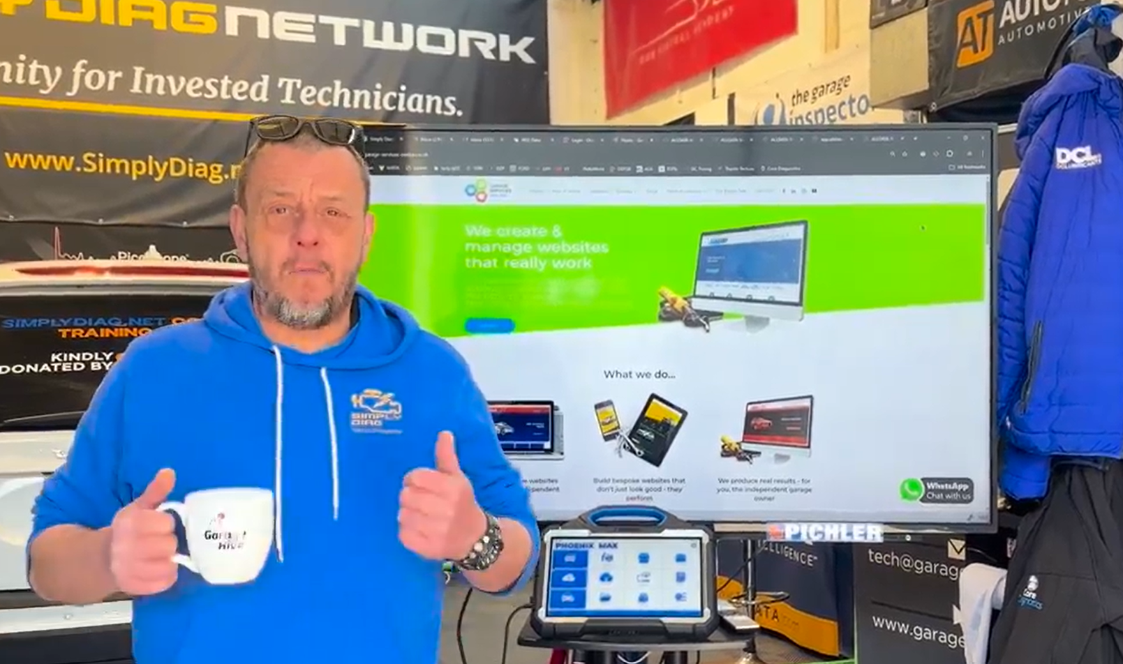 Steve Scott welcomes Garage Services Online to the SimplyDiag Network